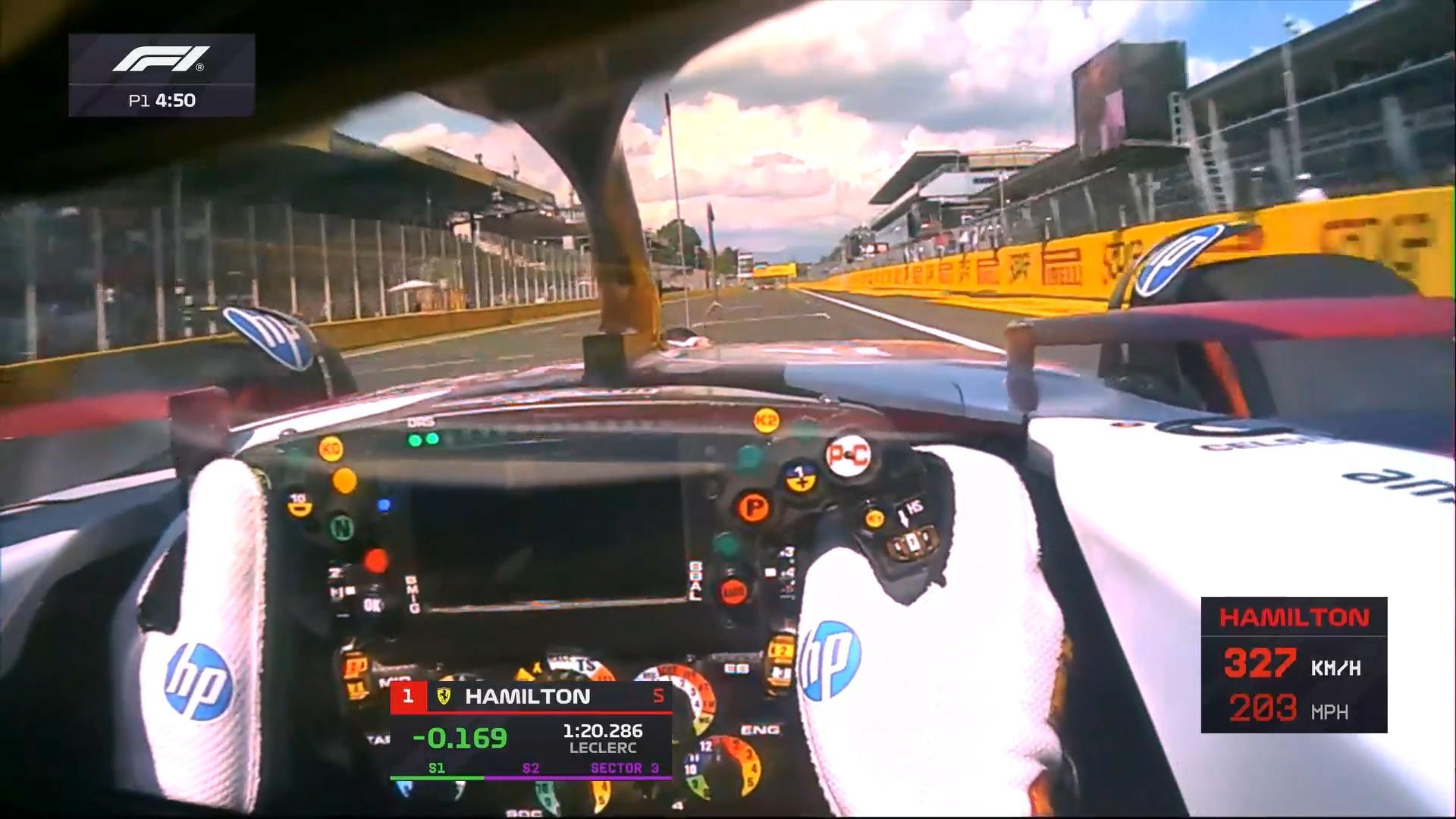 F1意大利站一练：法拉利全场最快，塞恩斯第3，安东内利第5